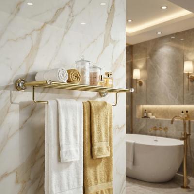 Вешалка для полотенец с кристаллами Swarovski BRAVAT D7282G-SW