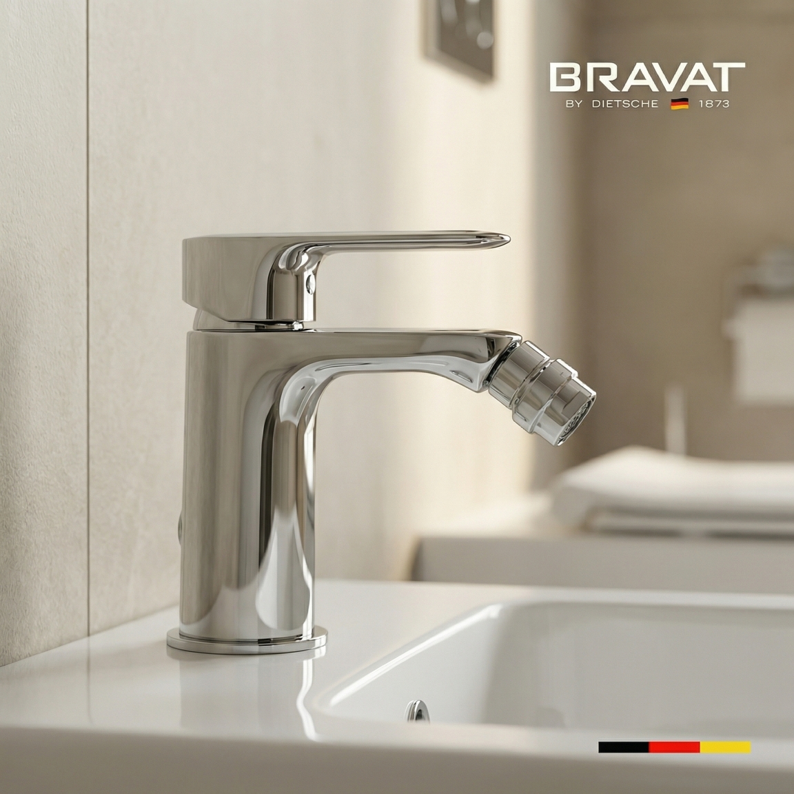 Смеситель для биде цвет хром BRAVAT F1797928CP-SW