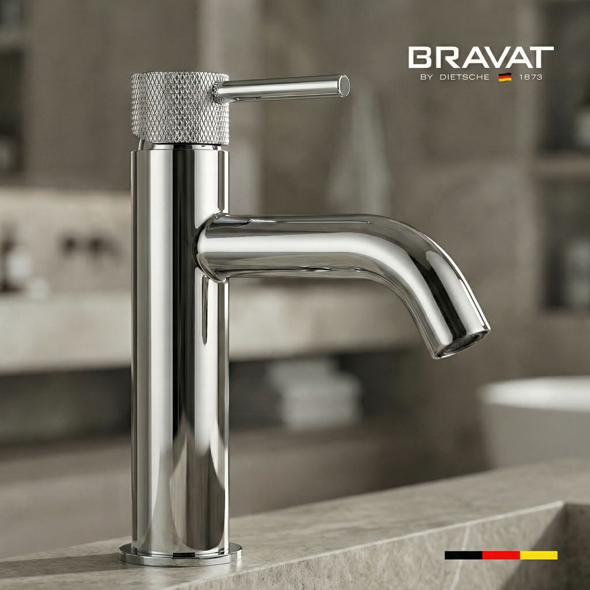 Смеситель для раковины цвет хром BRAVAT F1787918CP-SW